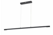 Lampada sospesa Branson LED 18W nera barra 100 cm Reality
