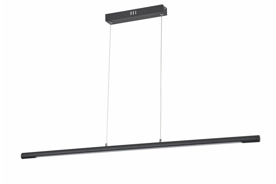 Lampada sospesa Branson LED 18W nera barra 100 cm Reality