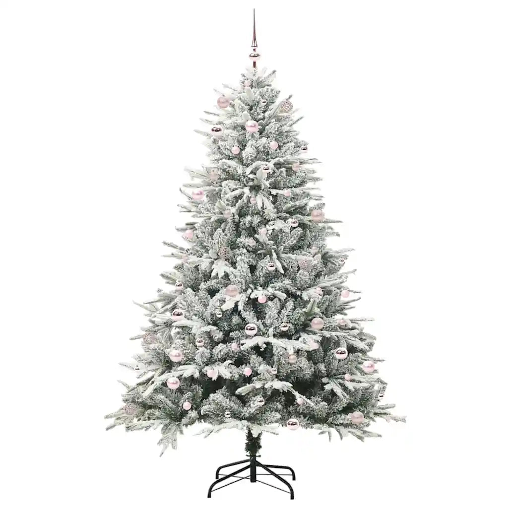 Albero di Natale Artificiale Pre-illuminato con Set di Palline 3395417