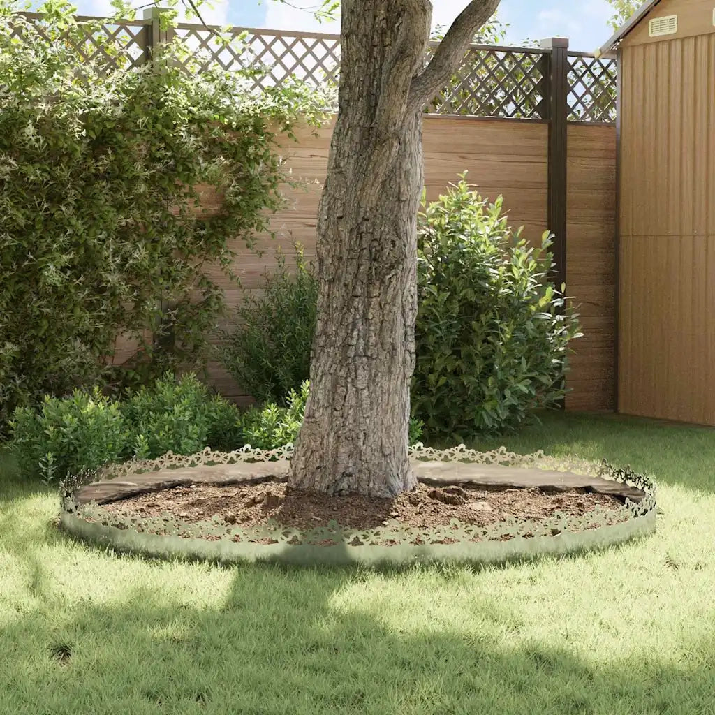 Bordure per prato 30 pz Argento 103 x 0,05 x 22 cm CFW4677259