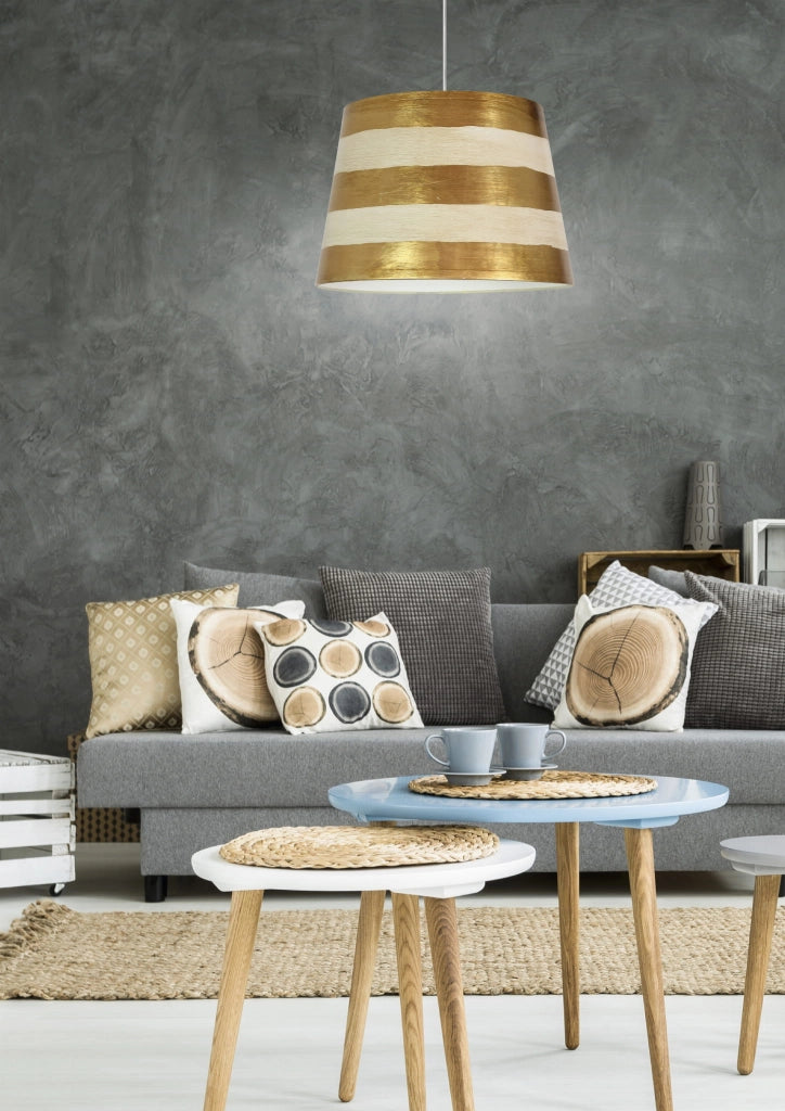 Lampada a sospensione Candellux Americano oro Ø35 E27
