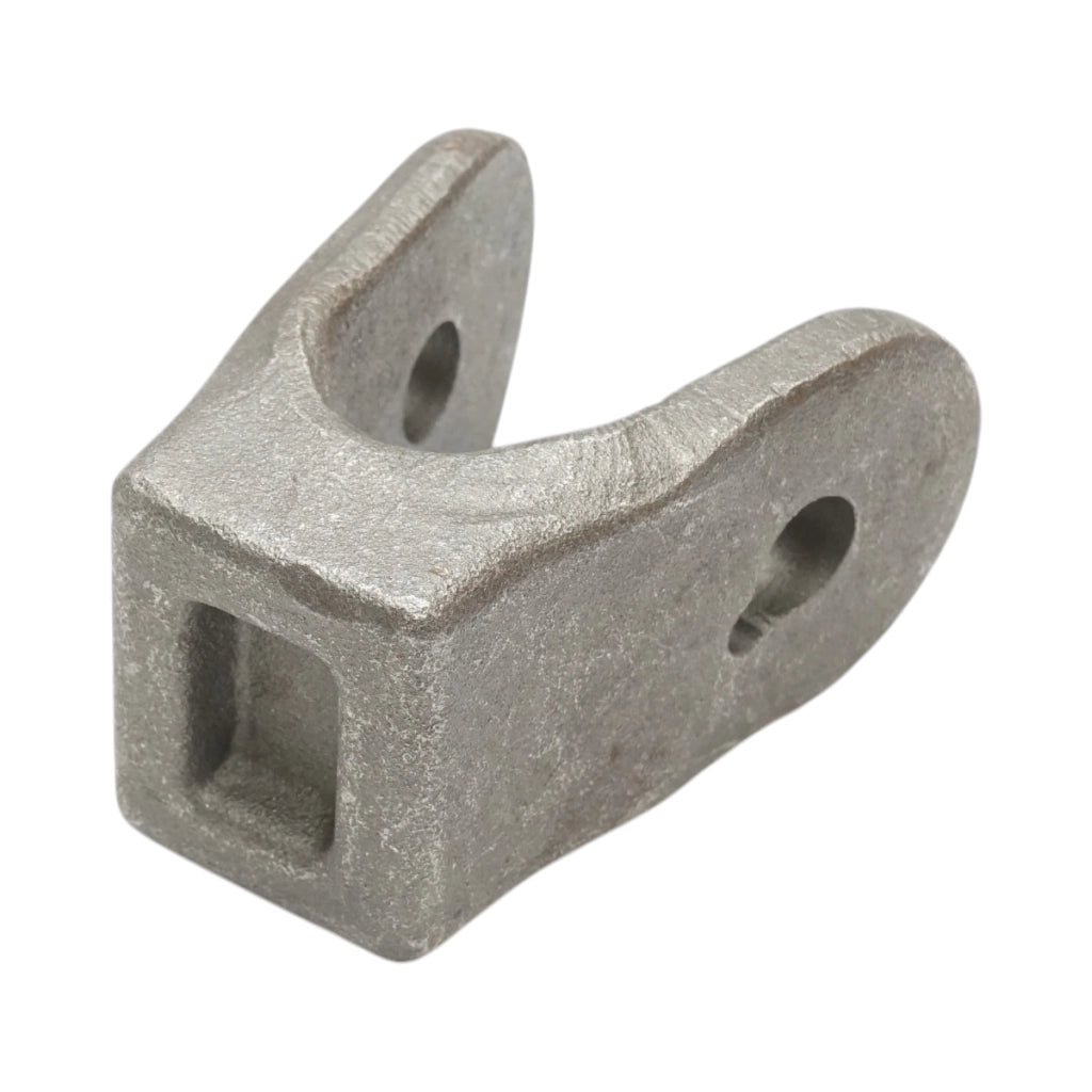 Forcella di montaggio per cerniera rimorchio saldabile 102x75x45mm