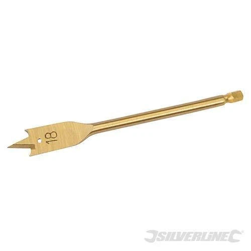 Mecchie Ricoperte in titanio per Falegnameria codolo esagonale anche cartongesso silverline - 18 mm
