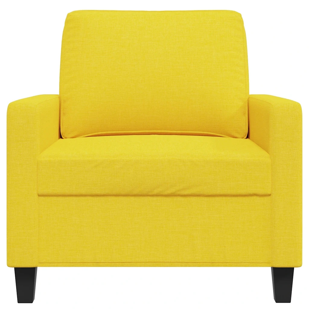 Poltrona Giallo Chiaro 60 cm in Tessuto 359152