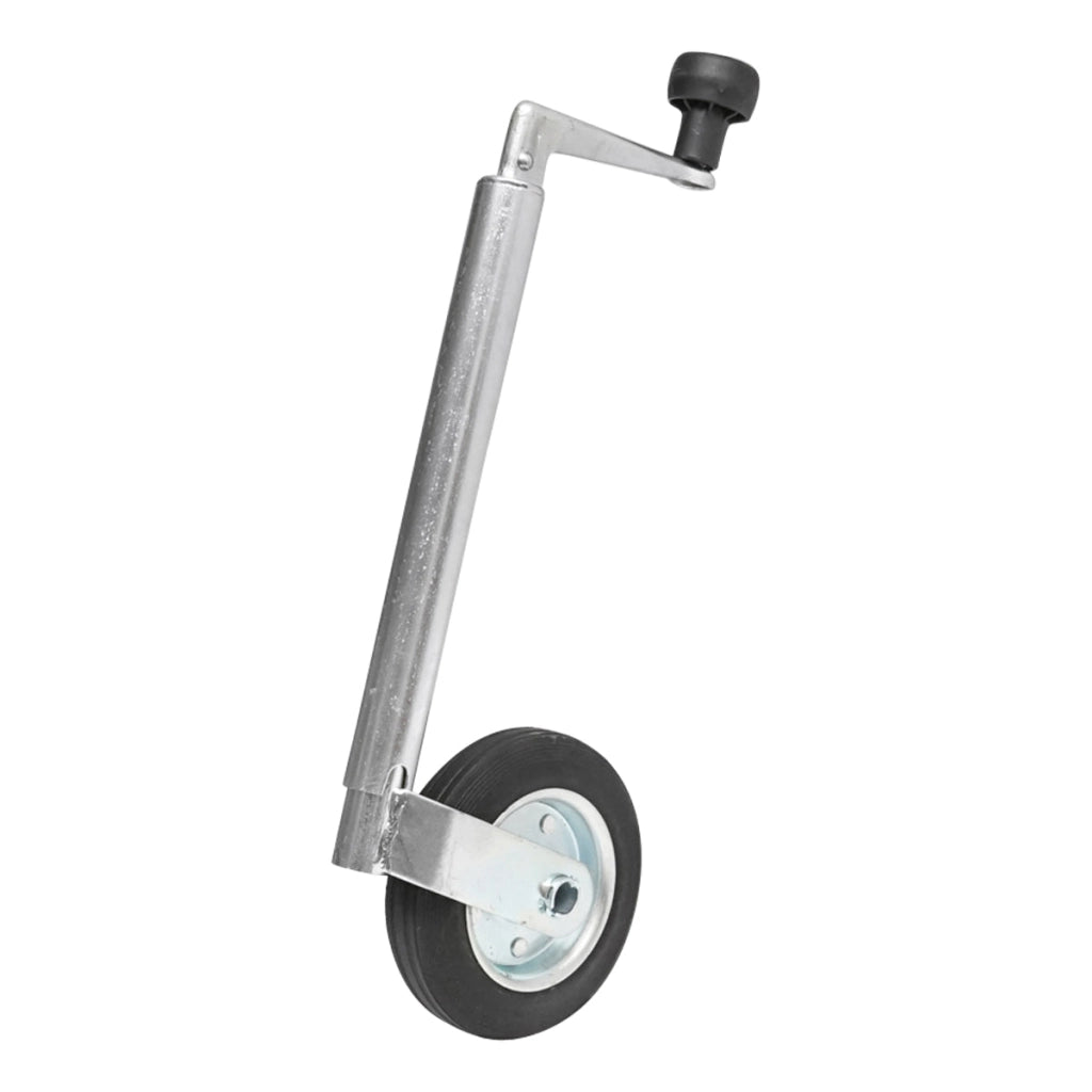 Ruota di supporto per rimorchio in PVC 160X40mm, diametro tubo esterno 34mm, diametro tubo interno 28mm, carico 100Kg