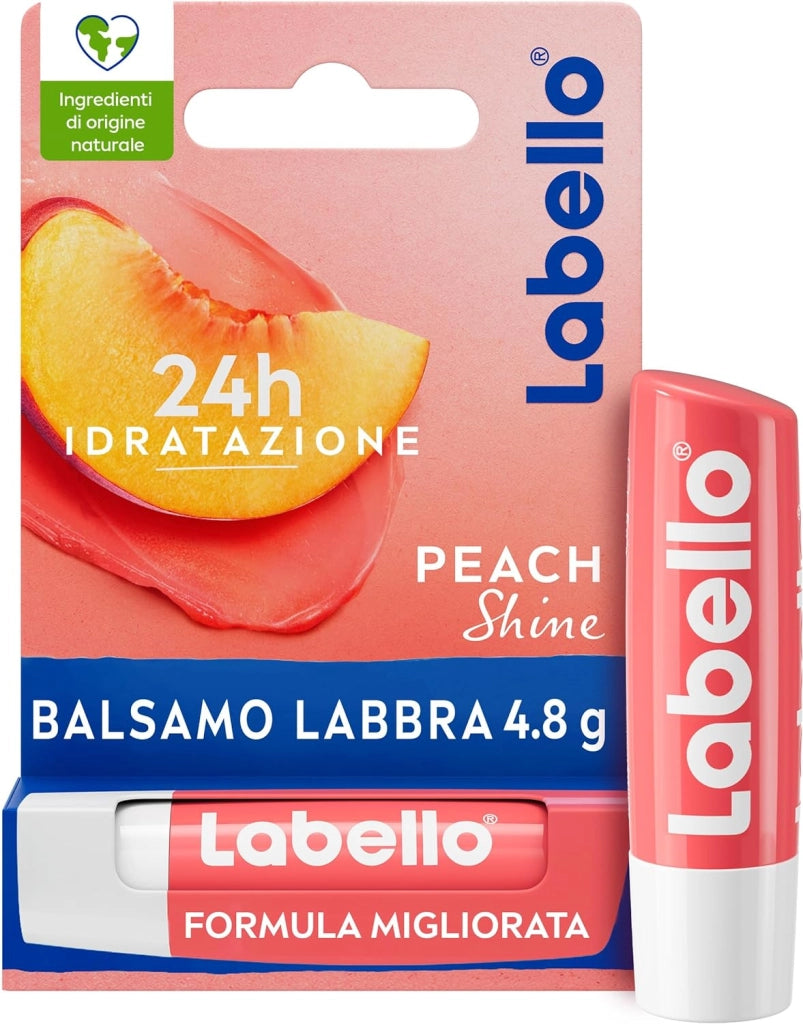 LABELLO BALSAMO LABBRA PESCA SHINE H 24 STICK 4,8 GR CON BURRO DI KARITE'