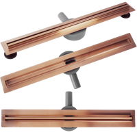 Scarico Lineare Rea Neox Slim Pro Brushed Copper 60