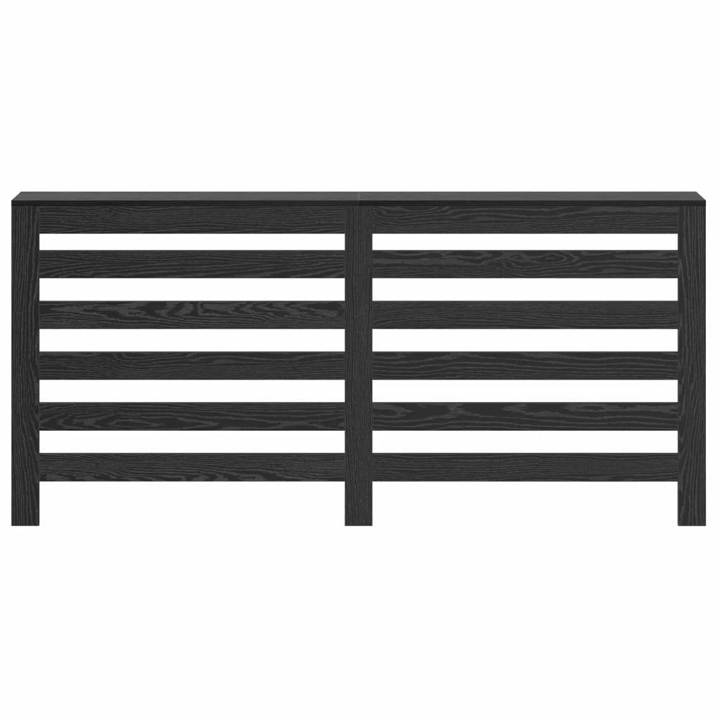 Copertura per radiatori Rovere Nero 175 x 20 x 82 cm CFW1168085