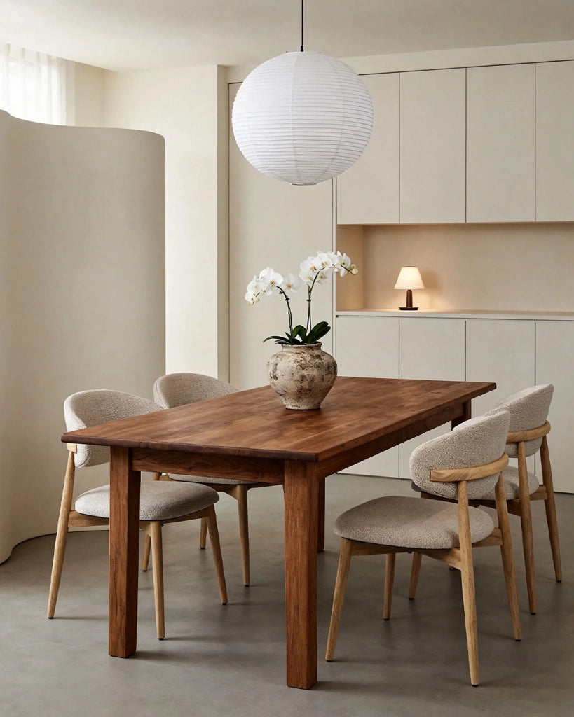 Sedia in Legno Daphne, Naturale / Bianco Avorio