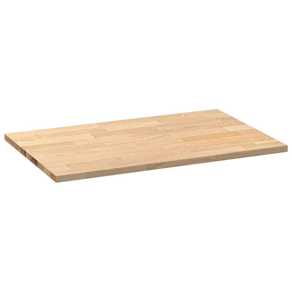 Piano Tavolo | Piano di Lavoro Cucina 100x63,5x2,7 cm Legno Massello Rovere