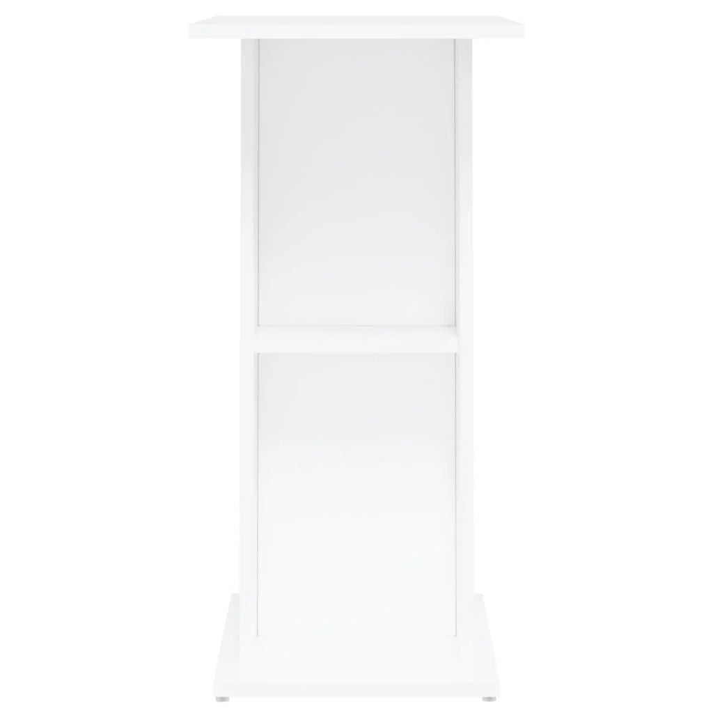 Base per mobiletto per acquario 60,5 x 36 x 72,5 cm legno ingegnerizzato bianco 02_0045061