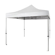 Gazebo richiudibile in alluminio professionale struttura esagonale Market-Pro 3X3 Bianco impermeabile