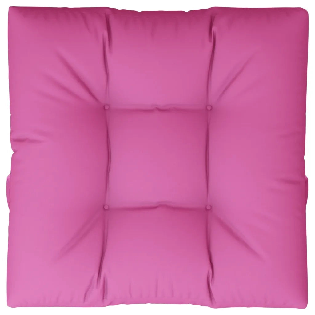 Cuscino per pallet | Cuscini per sedie Rosa 80x80x12 cm in Tessuto