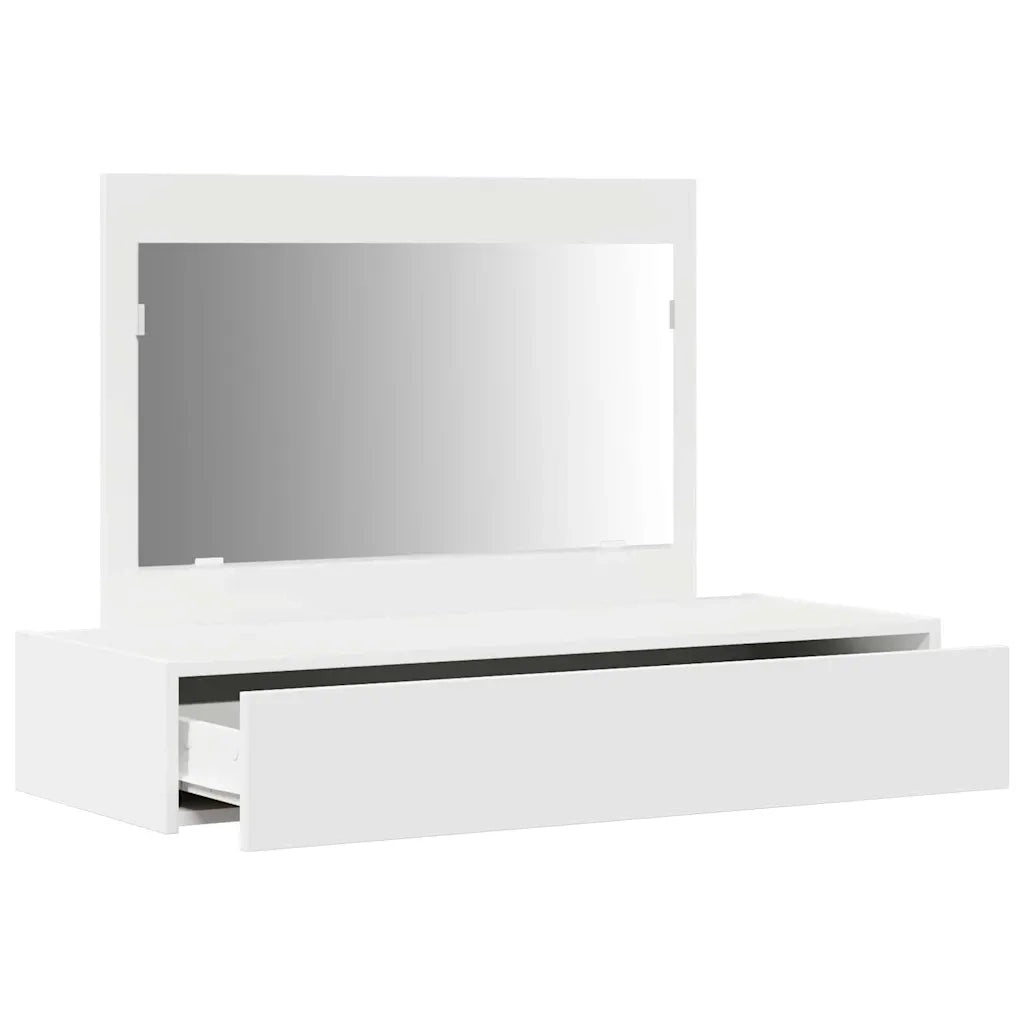 Toeletta | Tavolo da Trucco Bianco 100 x 40 x 70 cm Legno multistrato
