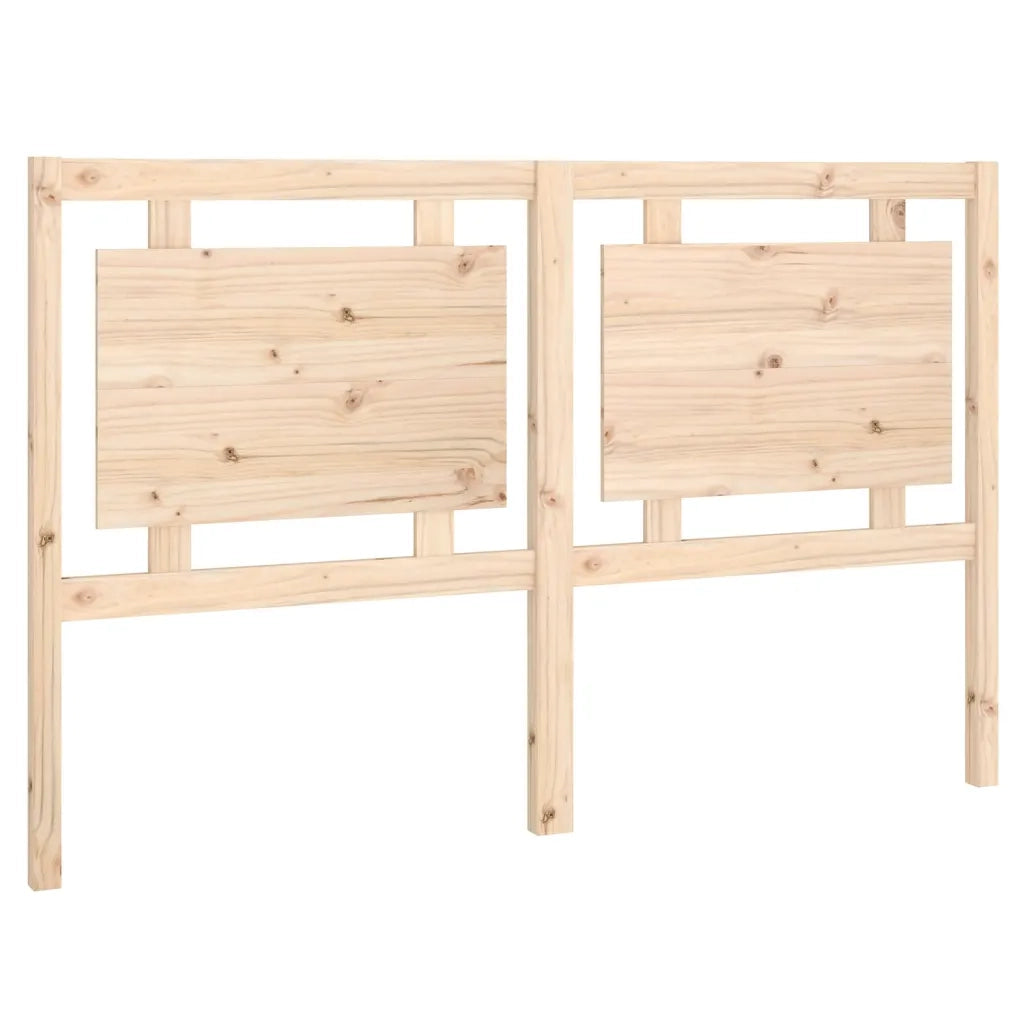 Testiera per Letto 155,5x4x100 cm in Legno Massello di Pino