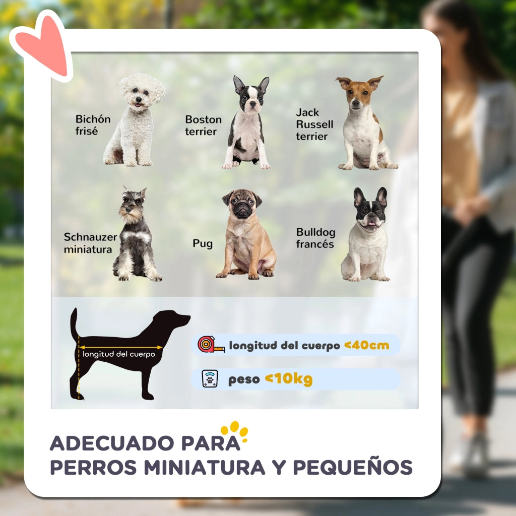 Carrello per Cani Piccoli Pieghevole ¨C zephmum ¨C Grigio