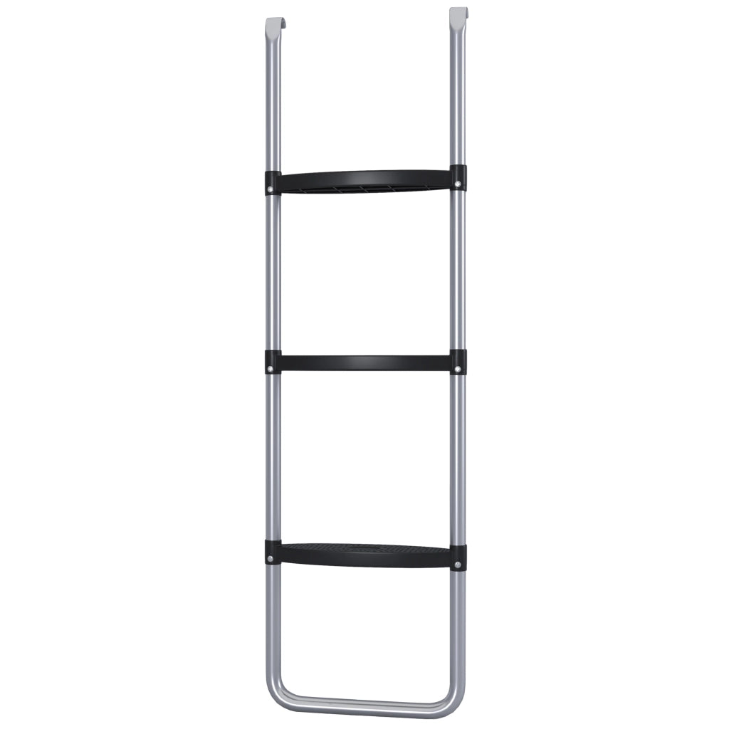 Scala Letto 3 Gradini ¨C Zephmum ¨C Argento 110x32 cm
