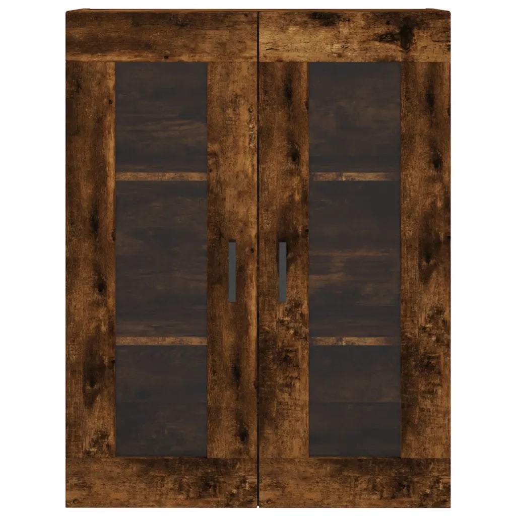 Credenza | Madia | Buffet da pranzo | Armadio da pranzo Rovere Fumo 69,5x34x180 cm in Legno Multistrato
