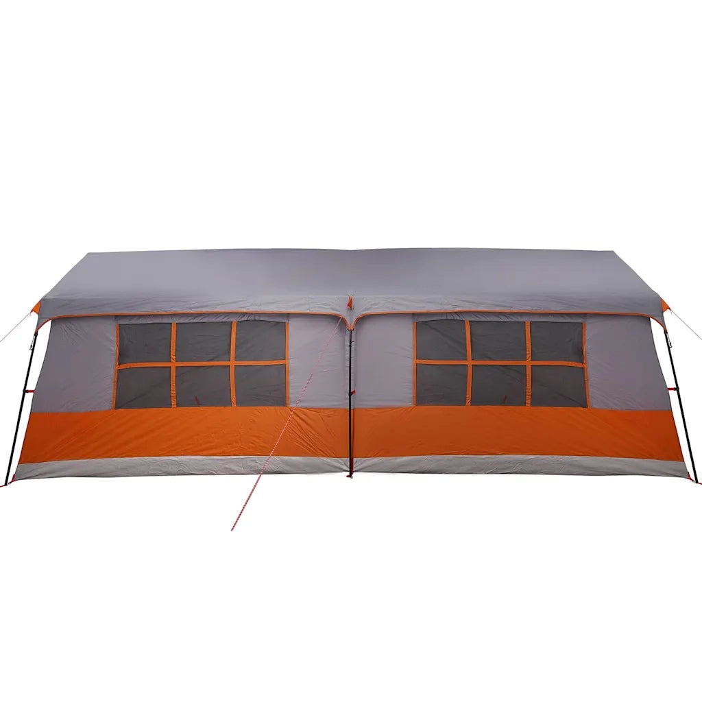 Tenda Familiare con tetto Grigio e arancione 622 x 295 x 238 cm 4100702