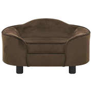 Divano per Cani Marrone 67x47x36 cm in Peluche 171085