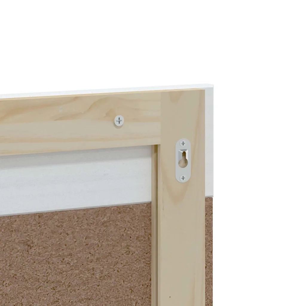 Set Mobili da Bagno 3 pz BERG Bianco in Legno Massello di Pino 3206494