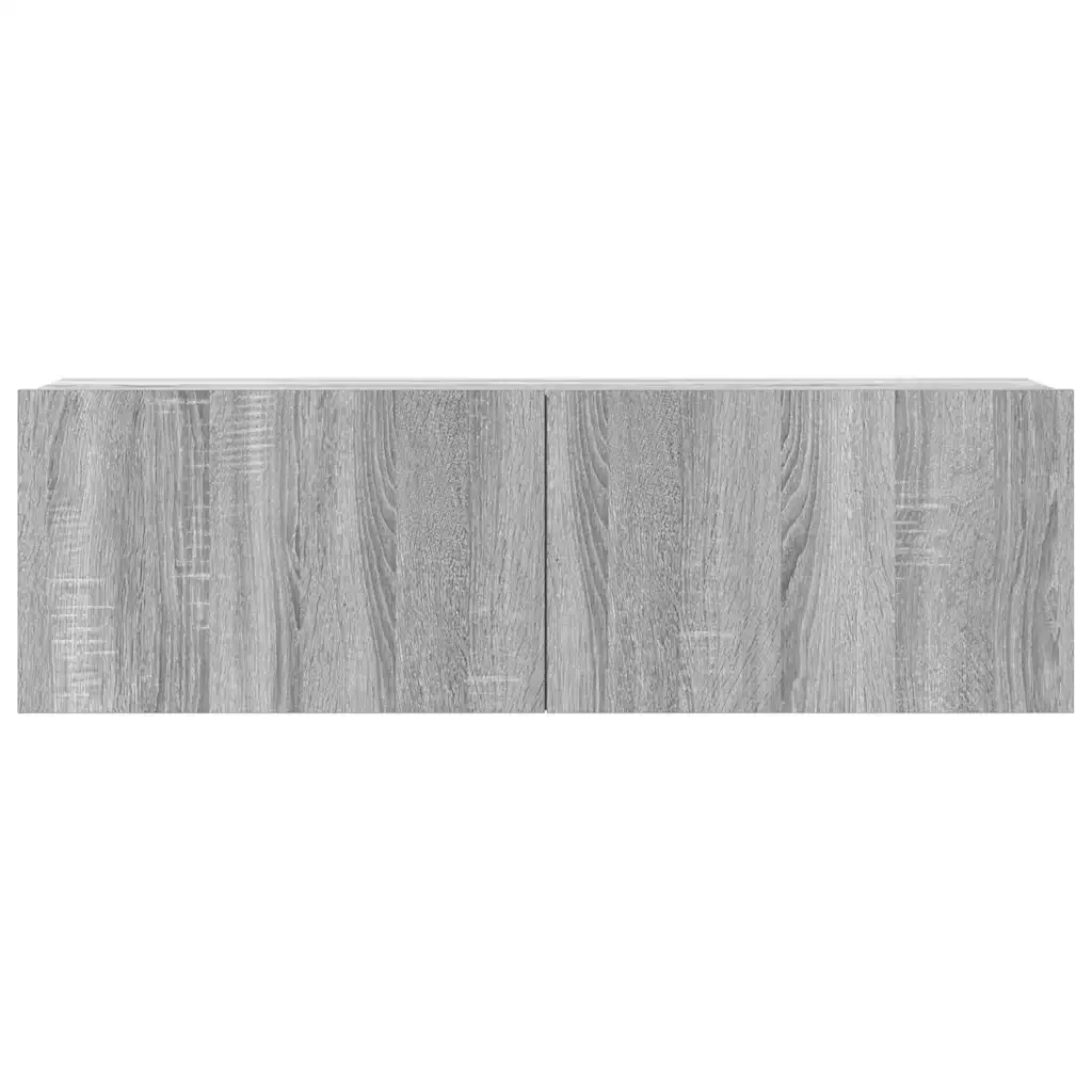 Set Mobili Porta TV 3 pz Grigio Sonoma in Legno Multistrato 3120228