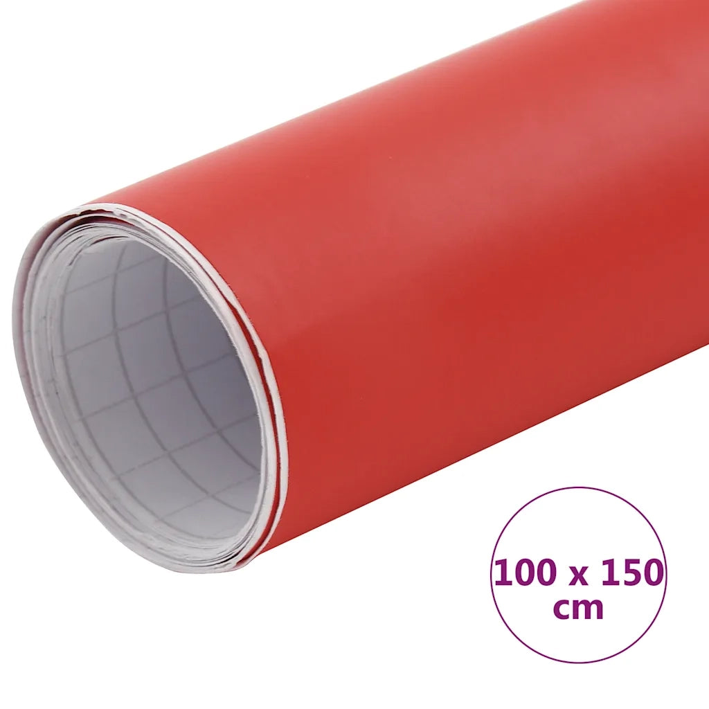 Pellicola per Auto Opaca Rossa 100x150 cm CFW8979854