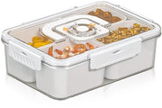 Set di contenitori di archiviazione per yacht Dispensatore di cereali per colazione Contenitori di conservazione con coperchio Contenitori per alimenti Utilizzabili per conservare spezie, noci, frutta, verdura, ecc. (Medio)