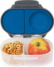 Bentobox Mini con 2 Comparti Liscii - Ideale per Piccoli Alunni Pranzo & Spuntini per Bambini - Adatto per un Grande Quantità di Frutta - Resina BPA Libera
