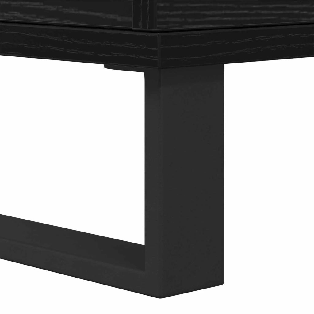 Credenza Nero 60 x 36 x 110 cm Legno multistrato 879622