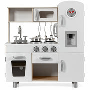 Cucina per bambini in legno 72,5 x 29 x 81,5 cm con accessori didattici design moderno MDF bianco 20_0019195