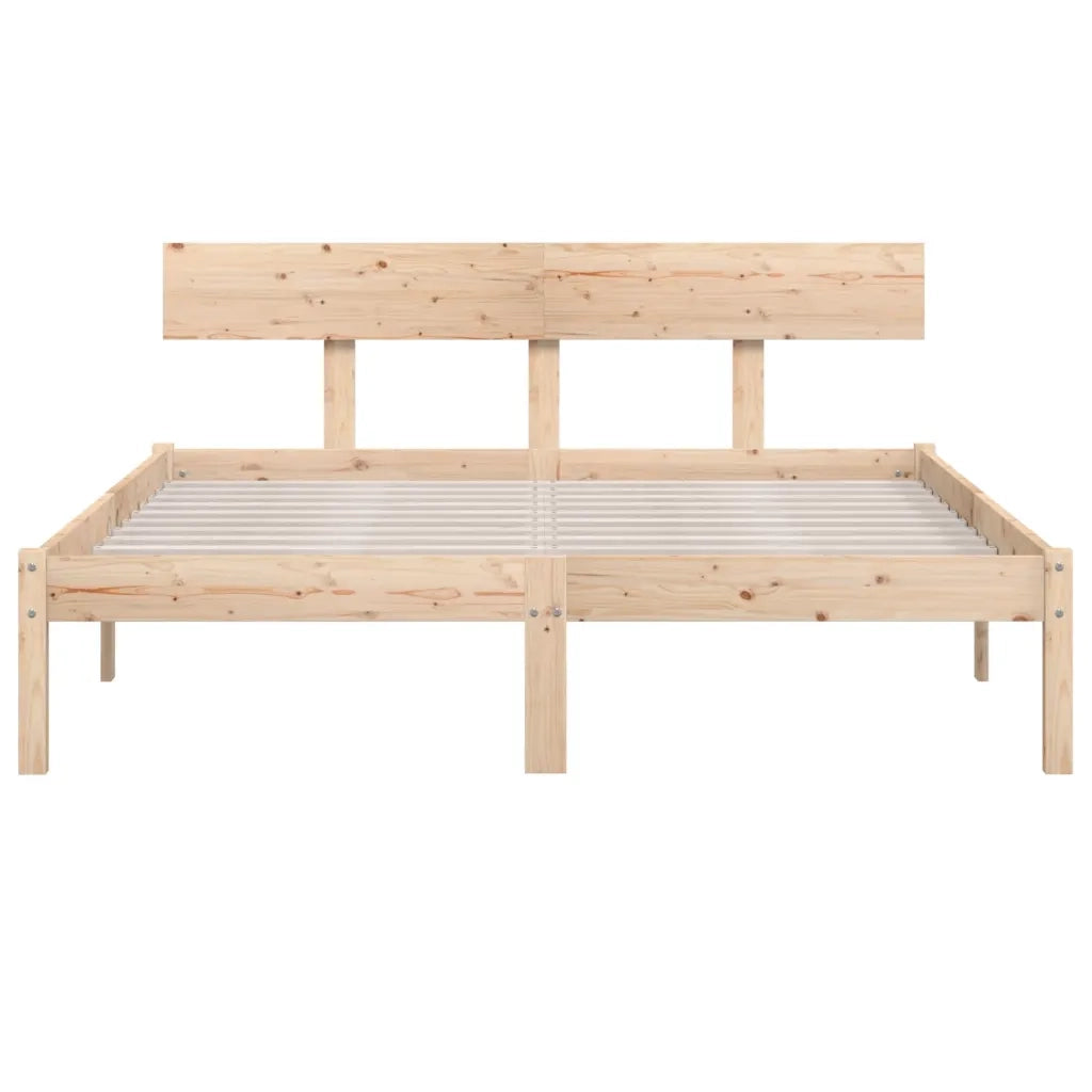 Giroletto senza Materasso in Legno Massello 160x200 cm 810157