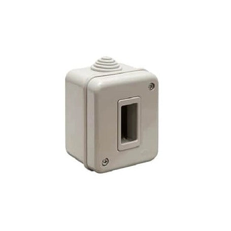 CONTENITORE DA PARETE PER APPARECCHI IP40 1 Posto - EC ELETTROCANALI