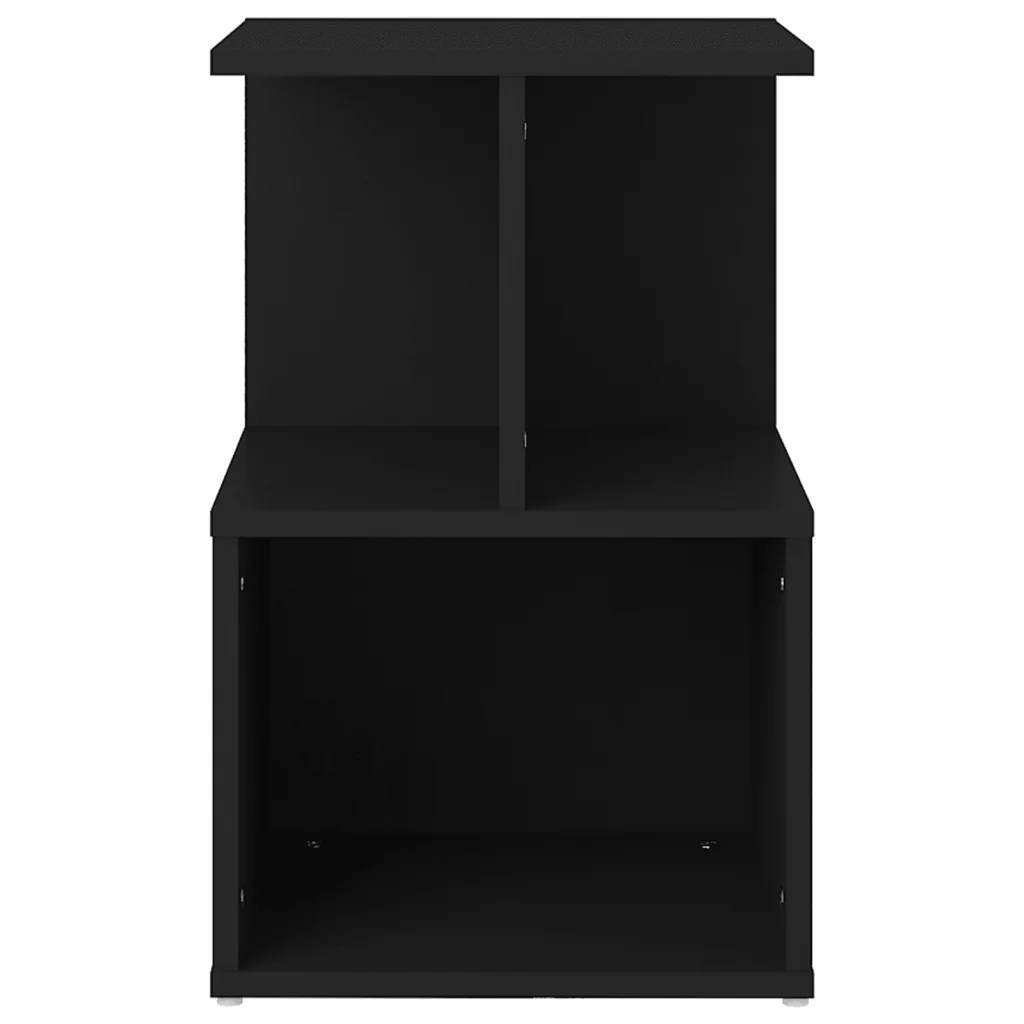 Comodino Nero 35x35x55 cm in Legno Multistrato 806348
