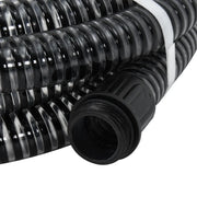 Tubo di Aspirazione con Connettori in Ottone 5 m 25 mm Nero 151059