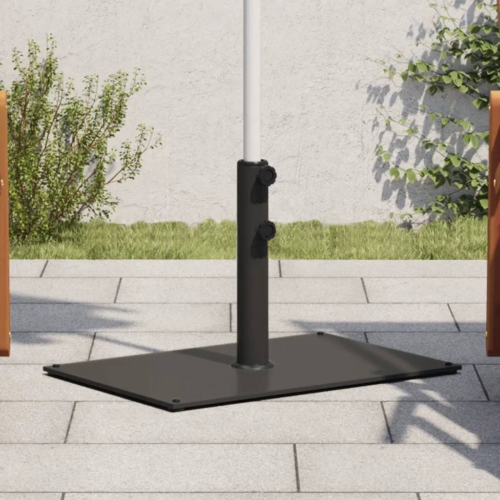 vidaXL Base per Ombrellone per Pali Ø32/38/48 mm 15 kg Rettangolare