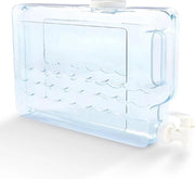 Dispensatore di Acqua Slimline per Frigorifero 1,25 Galloni - Dispensatore in Plastica con Rubinetto per Dispensing Facile - Senza BPA - Maniglia Comoda - Rubinetto per Versare Facile