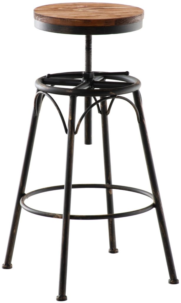 Sgabello industriale Beam bronzo