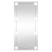 Specchio da Parete | Specchio decorativo con Luci LED 30x60 cm Vetro Rettangolare
