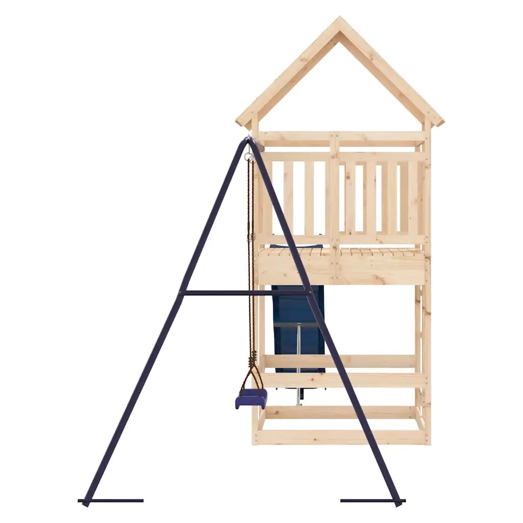 Set da Gioco da Esterno in Legno Massello di Pino 3157015