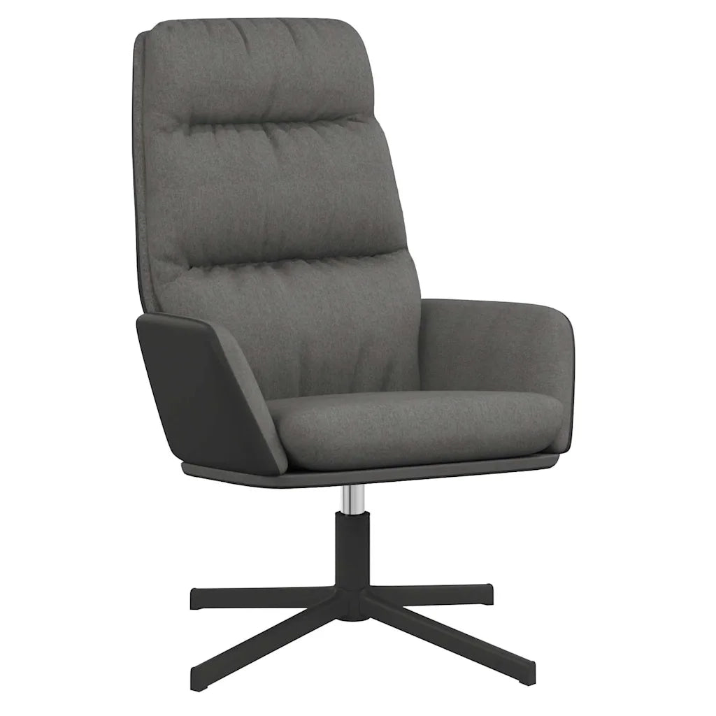 Divano Sedia-Poltrona Relax Grigio Chiaro in Tessuto 895405