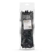 Tie per cavi - 3,5* 300 mm neri 100pcs/pacco