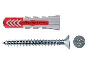 TASSELLO BI MATERIAL CON VITE DUOPOWER- - ø mm.5x25 - 100 pezzi FISCHER