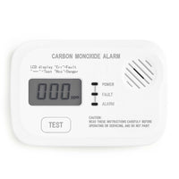 Set 120x Rilevatore monossido di carbonio con display 120 x 74 x 31 mm, allarme CO con batterie sostituibili incluse