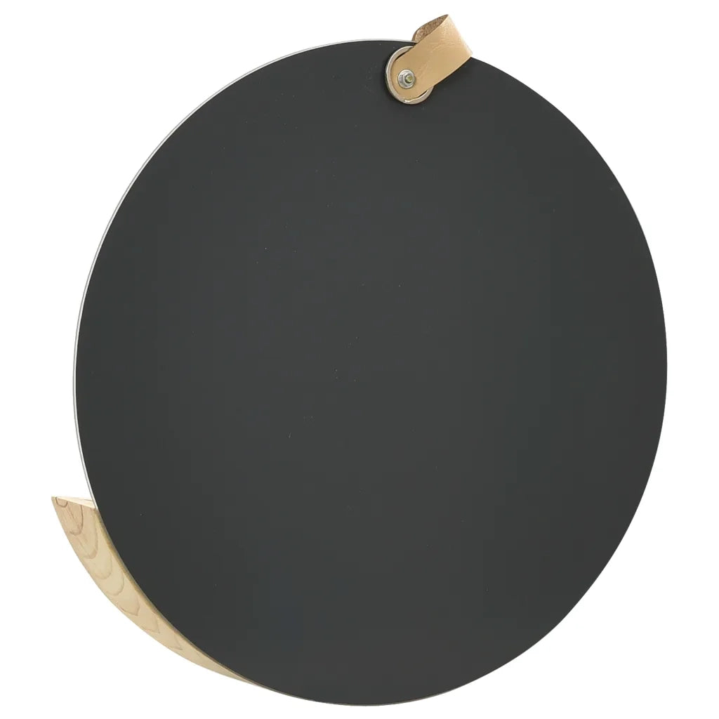 Specchio da Parete in Legno Massello di Pino 35 cm 322801