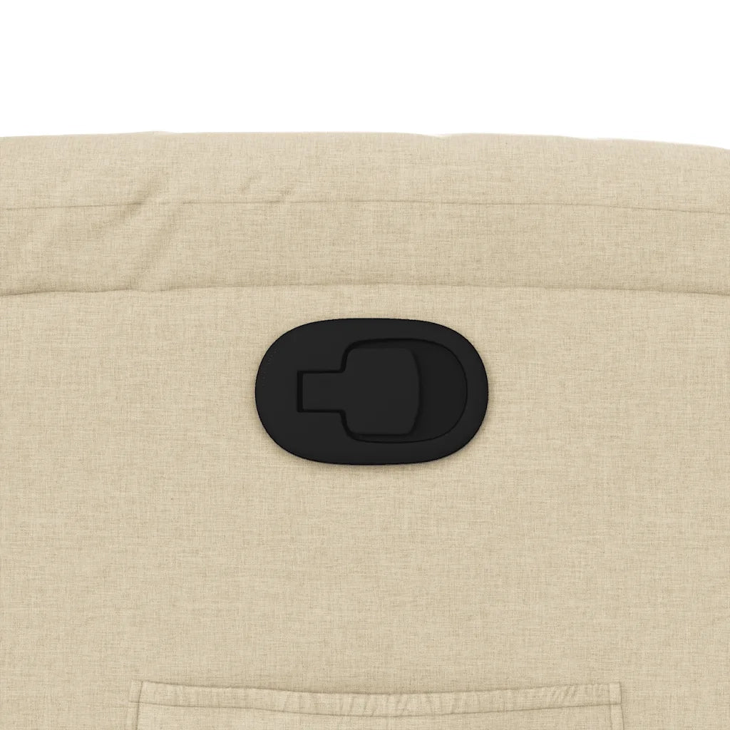 Poltrona Reclinabile in Tessuto Crema 373545