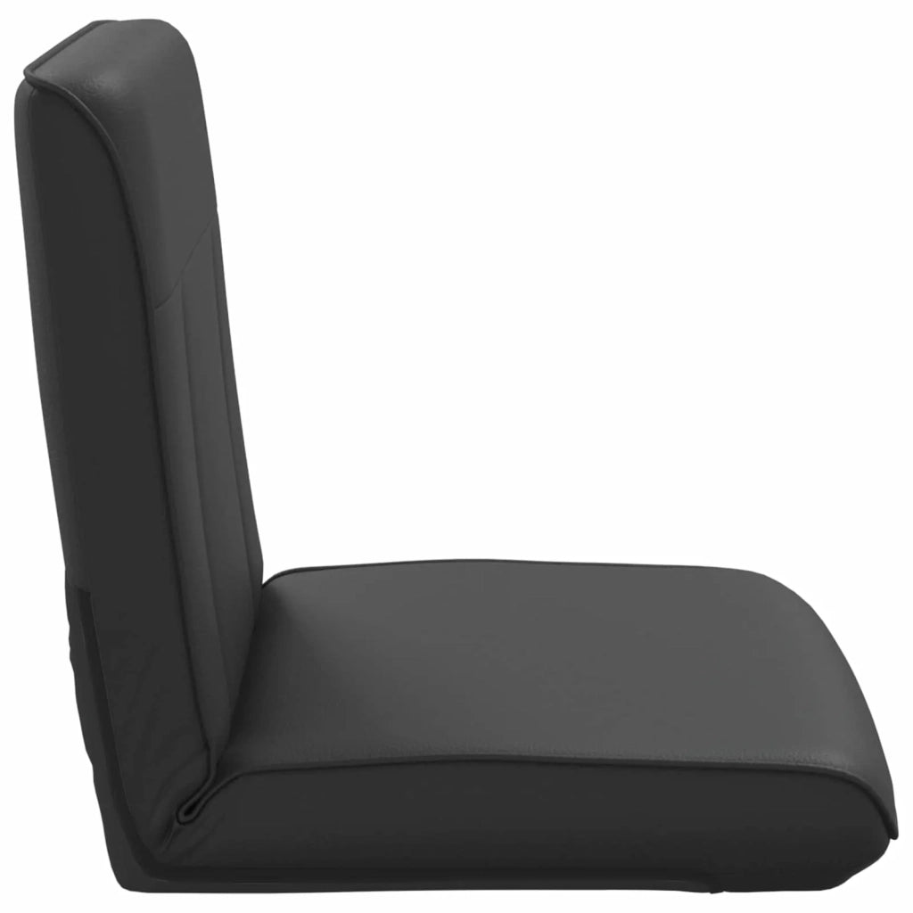 Sedia da Pavimento Nero 50 x 73 x 60 cm Pelle Sintetica 42028163
