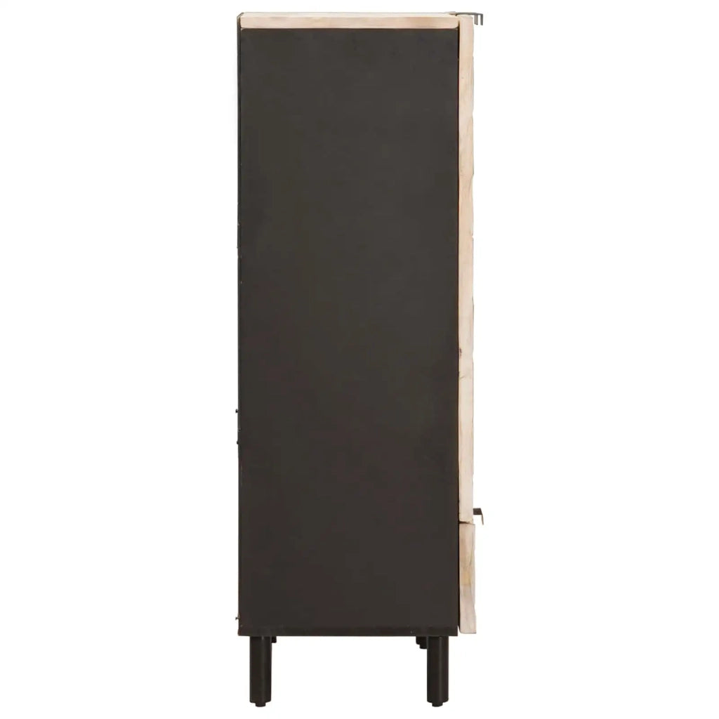 Credenza con cassetto Finitura Bianco Lavato 60 x 33 x 100 cm