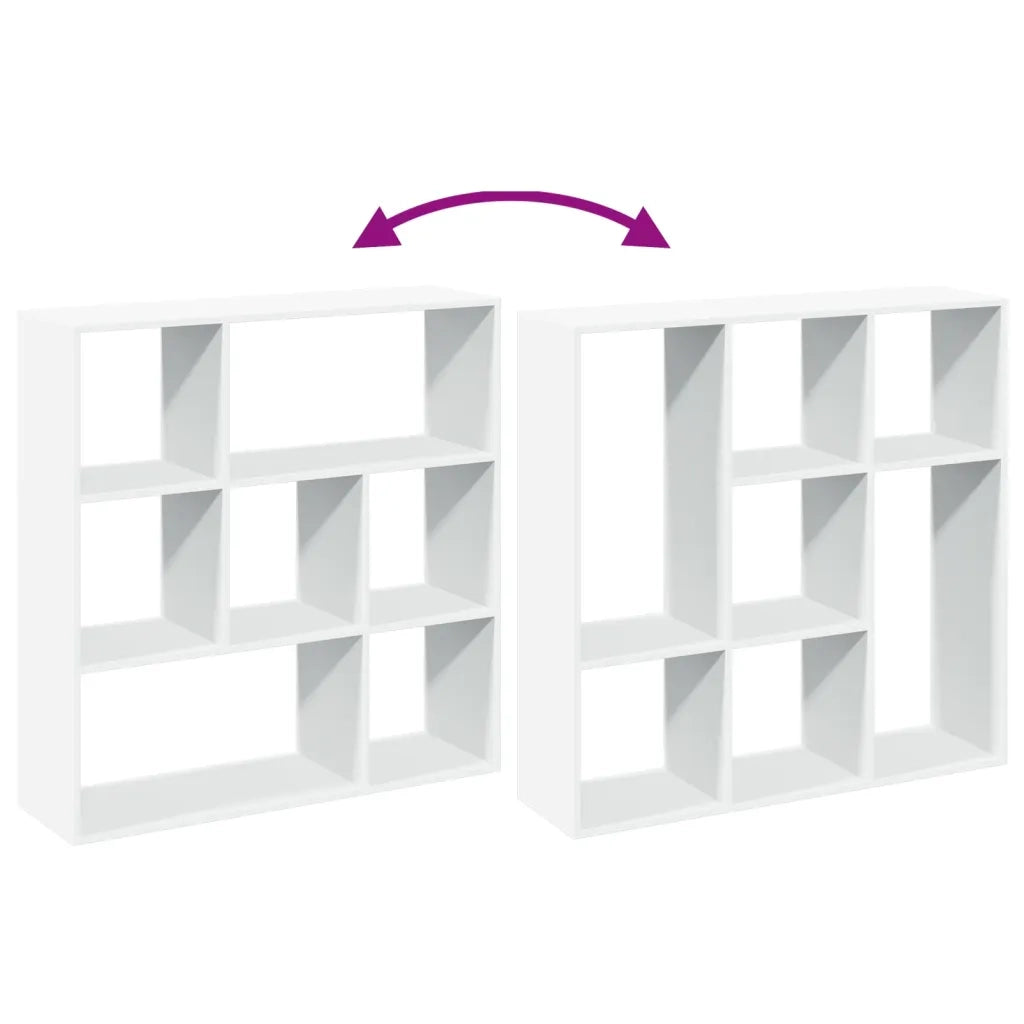 Libreria Divisorio Bianca 102x29x103,5 cm in Truciolato 858048