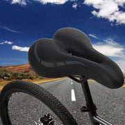 Trade Shop - Sella Sediolino Sedile Soft Per Bici Bicicletta Nero Universale Mtb Corsa Citta' -